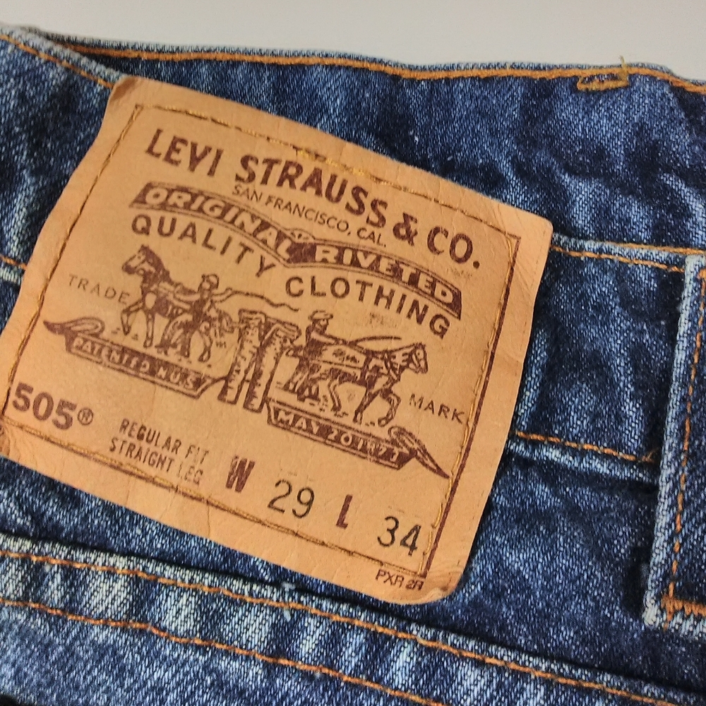 ORANGE TAB VINTAGE LEVI'S MENS SIZE 29/34